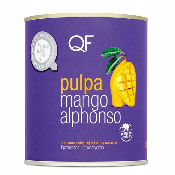 Pulpa Mango Alphonso 99% 850g zdjęcie 1