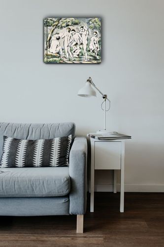 The Bathers, Paul Cézanne - obraz na płótnie 70x50 cm na Arena.pl