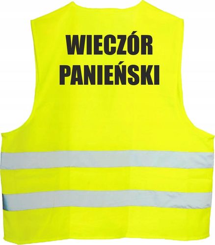 KAMIZELKA ODBLASKOWA śmieszne kamizelki z nadruk na Arena.pl
