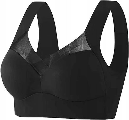 Biustonosz ultrawygodny z siateczką bezszwowy oddychający modelujący PushUp na Arena.pl