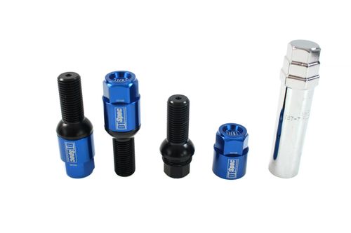 Śruby do kół D1Spec Heptagon 2w1 Stal 14x1.5 Blue na Arena.pl