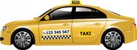 REKLAMA MAGNETYCZNA TAXI naklejka MAGNETYCZNA na taksówkę auto