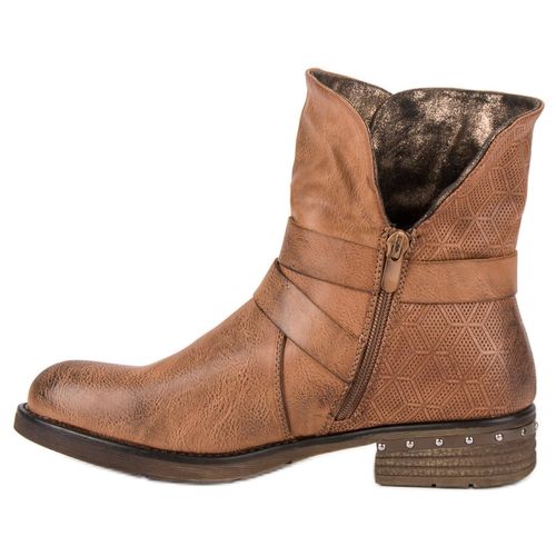 Brązowe Botki Workery r.40 na Arena.pl