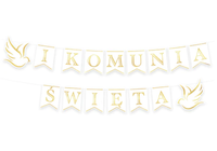banner komunijny pierwsza komunia święta 250 cm |   127476