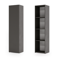 Regał pełny LONI 160x40 cm - kolor Szary