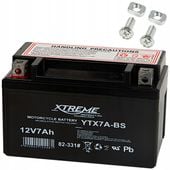 AKUMULATOR ŻELOWY XTREME 12V 7Ah MOTOCYKLOWY SKUTER MOTOR