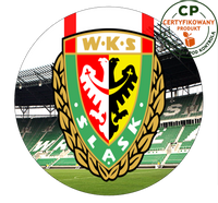 Opłatek na tort WKS Śląsk Wrocław