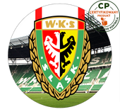 Opłatek na tort WKS Śląsk Wrocław
