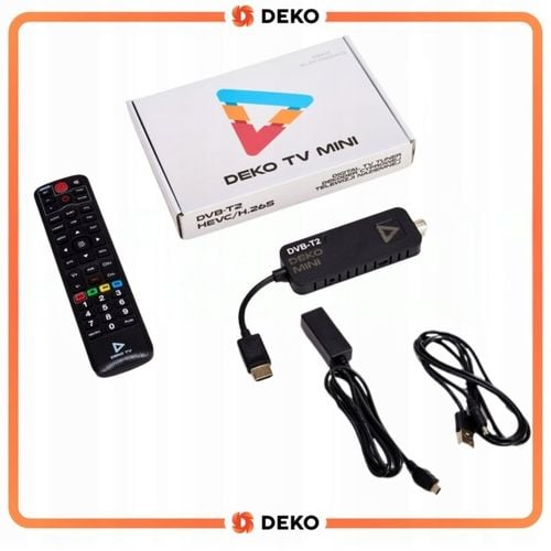 TUNER DVB T2 DEKODER TV NAZIEMNEJ HEVC H265 MINI HDMI FULL HD DO na Arena.pl