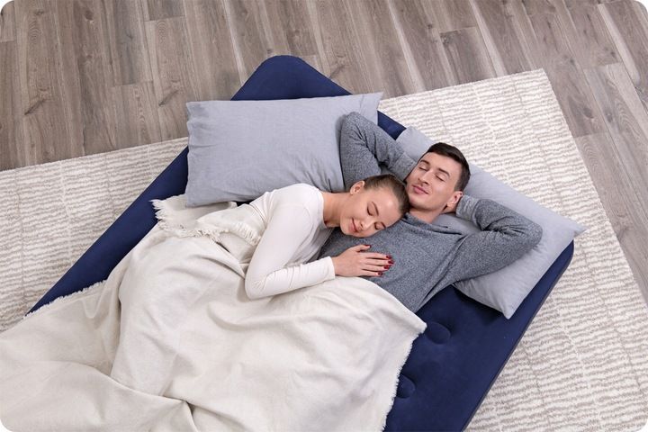 MATERAC DMUCHANY DO SPANIA BESTWAY z POMPKĄ 2os. zdjęcie 13