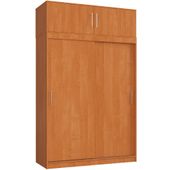 Szafa przesuwna z nadstawką 150 cm 4 drzwi - olcha