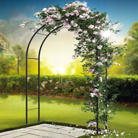 PERGOLA OGRODOWA METALOWA ŁUK NA KWIATY PNĄCZA RÓŻE PODPORA DO OGRODU