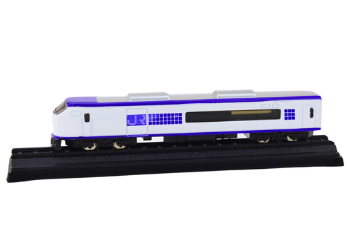 MODEL KOLEKCJONERSKI POCIĄG WAGON  METALOWY BIAŁO-NIEBIESKI na Arena.pl