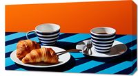 Obraz 70x40cm Croissanty