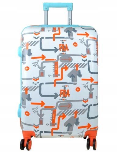 Średnia walizka na kółkach SUNBAG Fly360 Dual Color na Arena.pl