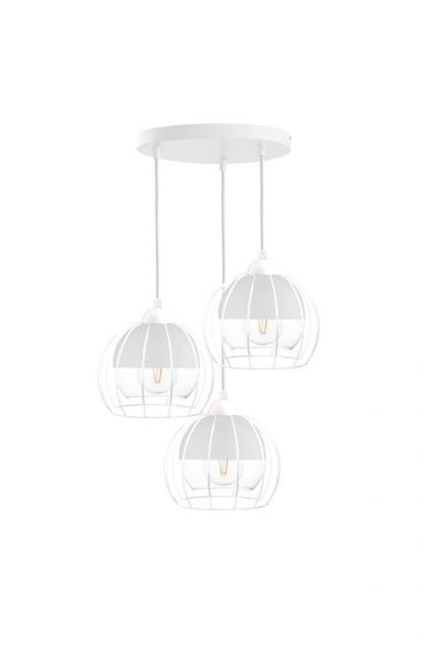 Lampa wisząca 3xE27 SOLO WHITE zdjęcie 1