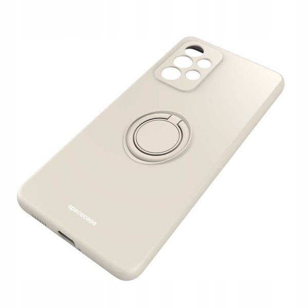 Spacecase Silicone Ring Galaxy A53 5G Bone zdjęcie 4