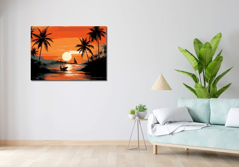 Obraz 100x70cm Tropikalny spokój zdjęcie 2