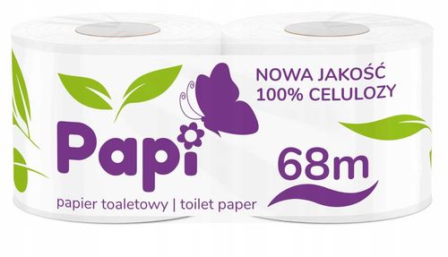 Papier toaletowy 2R PAPI 2W - 168 Rolek na Arena.pl