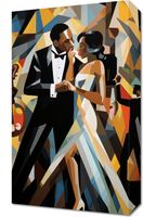 Obraz 30x50cm Jazzowa Wieczorna Harmonia