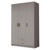 Szafa ADA I 120 cm - pojemna garderoba - KASZMIR+ZŁOTY