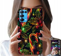 ETUI DO OPPO RENO5 4G 5G - LASKA CUKROWA, JEMIOŁA, CHOINKA + SZKŁO