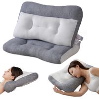 Miękka duża poduszka profilowana do spania z pianki memory