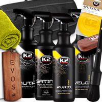 Duży Zestaw Kosmetyków Do Auta Detailing Czyszczenia Samochodu K2 PREZENT