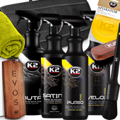 Duży Zestaw Kosmetyków Do Auta Detailing Czyszczenia Samochodu K2 PREZENT