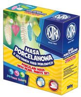 MASA PORCELANOWA 380G Z ZESTAWEM FARB PERŁOWYCH ASTRA
