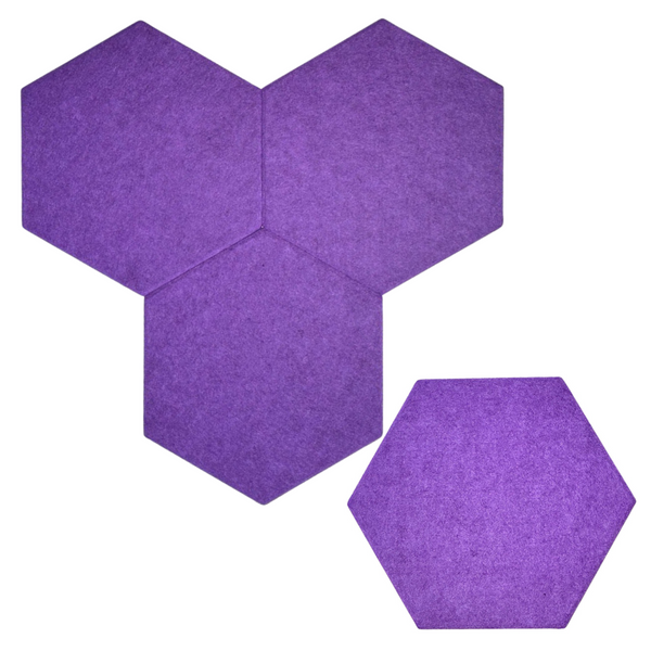 Panele Ścienne Filcowe 3D Heksagon Zagłówek Samoprzylepne Akustyczne Soft zdjęcie 5