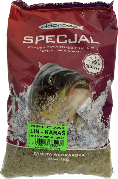 Zanęta Eldorado SPECJAL Lin Karaś marcepan 1 KG zdjęcie 1