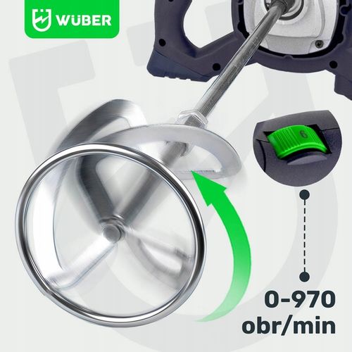 MIESZADŁO ELEKTRYCZNE DO KLEJU FARB BETONU 2600W + 2x MIESZALNIK PRZEDŁUŻKI na Arena.pl