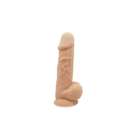 wibrator z pilotem 21,5 cm vibration + lrs flesh silexd