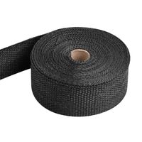 Taśma Termoizolacyjna Wydechowa 10m Czarna do Motocykli i Aut Opaski Zestaw