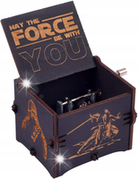 POZYTYWKA DREWNIANA STAR WARS FORCE WITH YOU
