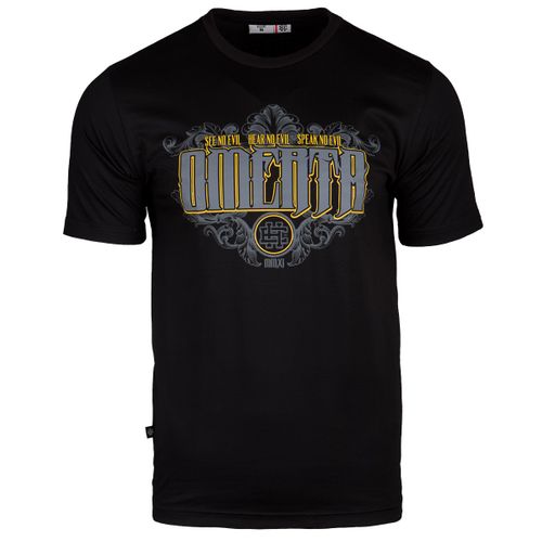 T-shirt OMERTA BASIC Rozmiar - M, Kolor - CZARNY na Arena.pl