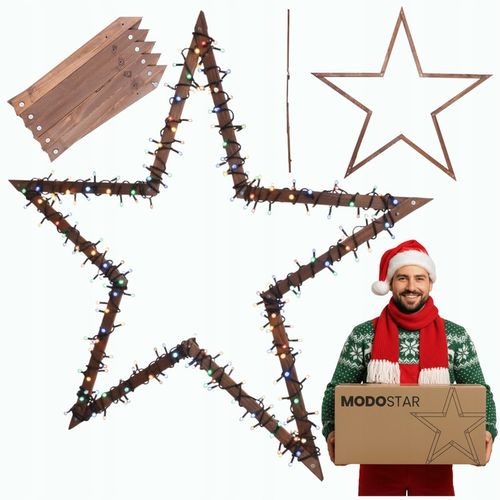 Gwiazda zawieszana świąteczna łatwe składanie ModoStar 189cm IMPREGNAT eko na Arena.pl