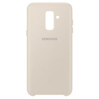 etui samsung ef-pa605cf a6 plus 2018a605 złoty/gold dual layer cover