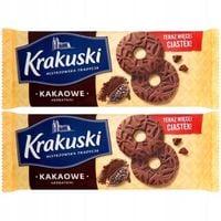 Krakuski Kakaowe Herbatniki 163 g x 2 sztuk