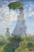 Plakat 61x91,5cm Madame Monet and Her Son, Monet Vintage