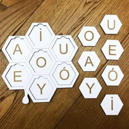 Samogłoski - plaster miodu na Arena.pl