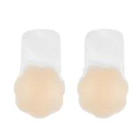 bye bra silicone pull-ups nude m - silikonowe osłonki modelujące 10 cm