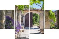 140CM 70 OBRAZ STARE OPACTWO ST HILAIRE ŚCIENNY