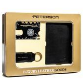 peterson zestaw portfel+brelok+karta ptn zms-11