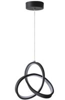 Lampa geometryczna LED wisząca sufitowa AT46-1SL-Black