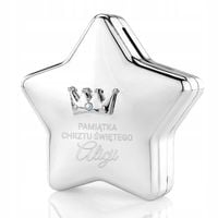 Skarbonka gwiazdka z grawerem prezent na chrzest roczek dla dziewczynki