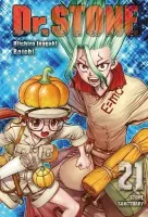 Manga o kamiennym świecie sile nauki i ratowaniu ludzkości Dr. Stone Tom 21