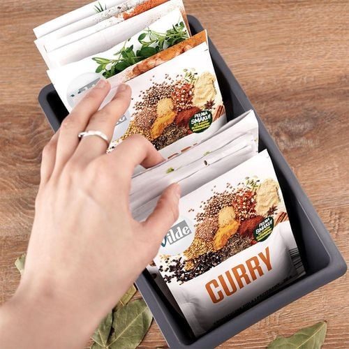 organizer pojemnik na przyprawy w torebkach szary 229047-s na Arena.pl