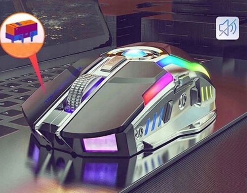 PROFESJONALNA CICHA MYSZ GAMINGOWA PODŚWIETLANA na Arena.pl